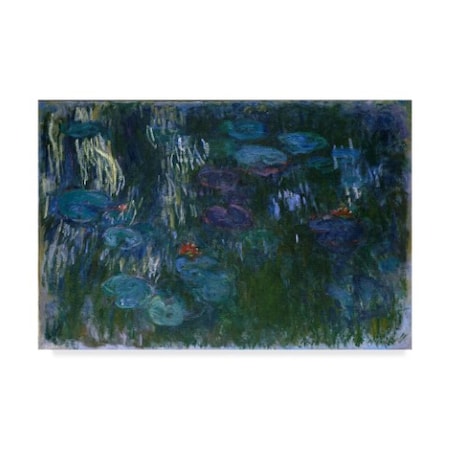 Claude Monet 'Water Lilies' Canvas Art,30x47